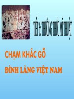 Tiết 6: TTMT- Đình Làng