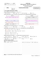 Kiểm tra ĐS 8 tiết PPCT 21