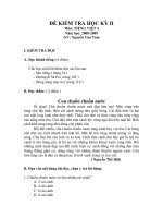 Đề thi học kì 2 lớp 4