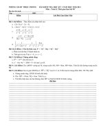 đề thi học kỳ toán 8