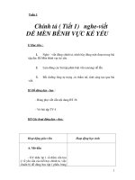 Chính tả - DẾ MÈN BÊNH VỰC KẺ YẾU