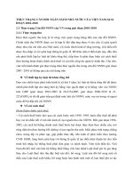 THỰC TRẠNG CÂN ĐỐI NGÂN SÁCH NHÀ NƯỚC CỦA VIỆT NAM GIAI ĐOẠN 2001