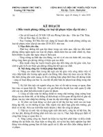 KẾ HOẠCH ĐẤU TRANH PHÒNG CHỐNG CÁC LOẠI TỘI PHẠM 2006-2010