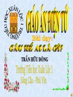 LUYỆN TỪ VÀ CÂU -LỚP 4