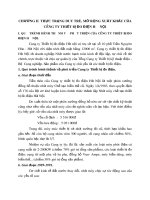 CHƯƠNG II  THỰC TRẠNG DUY TRÌ