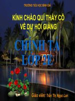Chính tả: Câu chuyện bó đũa