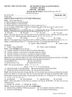 DE THI HKI NAM HOC 2010-2011