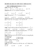 Thi HOC KI I TOAN 9 NH: 2010-2011