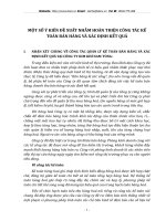 MỘT SỐ Ý KIẾN ĐỀ XUẤT NHẰM HOÀN THIỆN CÔNG TÁC KẾ TOÁN BÁN HÀNG VÀ XÁC ĐỊNH KẾT QUẢ