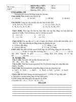 KT 1 tiết hóa 8