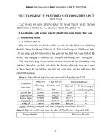 THỰC TRẠNG ĐẦU TƯ  PHÁT TRIỂN NUÔI TRỒNG THUỶ SẢN Ở VIỆT NAM