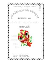 CHỦ ĐỀ - TẾT VÀ MÙA XUÂN