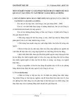 MỘT SỐ KIẾN NGHỊ VÀ GIẢI PHÁP NHẰM HOÀN THIỆN BỘ MÁY QUẢN LÝ TẠI CÔNG TY TẠP PHẨM VÀ BẢO HỘ LAO ĐỘNG