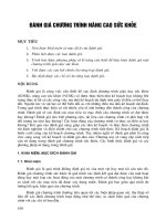 Đánh giá chương trình nâng cao sức khỏe