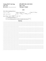 PT mũ và Pt lôgarit