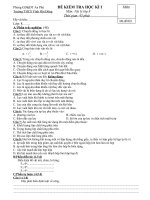 bộ đề thi lý 8 hkI 2010-2011