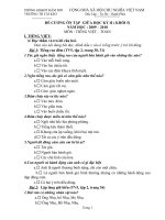 Đề cương giữa kì II lớp 5