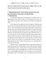 Một số ý kiến đề xuất nhằm hoàn thiện công tác kế toán ở công ty xây dựng Sông Đà II.