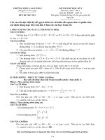 ĐỀ THI THỬ KHỐI 10