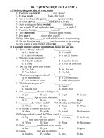 Review from unit 4 to unit 6