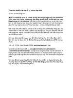 Truy cập MySQL Server từ xa thông qua SSH