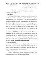 Công tác chủ nhiệm đối với hs cá biệt