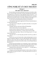 CÔNG NGHỆ XỬ LÝ CHẤT THẢI RẮN