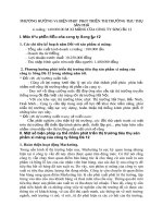 PHƯƠNG HƯỚNG VÀ BIỆN PHÁP  PHÁT TRIỂN THỊ TRƯỜNG TIÊU THỤ SẢN PHẨ