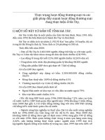 Thực trạng hoạt động thương mại và các giải pháp đẩy mạnh hoạt động thương mại đang thực hiện ở Hà Tây