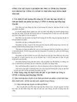 CÔNG TÁC KẾ TOÁN TẬP HỢP CHI  PHÍ VÀ TÍNH GIÁ THÀNH SẢN PHÂM TẠI  CÔNG TY CPXD VÀ THƯƠNG MẠI TỔNG HỢP THỦ ĐÔ