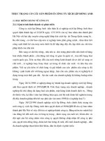 THỰC TRẠNG CƠ CẤU SẢN PHẨM Ở CÔNG TY XÍCH LÍP ĐÔNG ANH