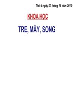 KHOA HOC 5 - TRE, MAY SONG