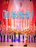 LÍ TƯỞNG SỐNG CỦA THANH NIÊN