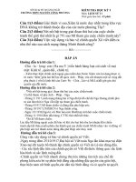 Đáp án & đề ktra HK1 Sử 11 (new)