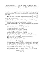 Đề KT ĐS&GT 11Cb Tiết 36