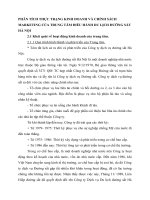 PHÂN TÍCH THỰC TRẠNG KINH DOANH VÀ CHÍNH SÁCH  MARKETING CỦA TRUNG TÂM ĐIỀU HÀNH DU LỊCH ĐƯỜNG SẮT HÀ NỘI