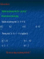 PHƯƠNG TRÌNH QUY VỀ PT BẬC NHẤT ,BẬC HAI