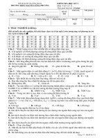Đáp án & đề ktra HK1 Lý 11 (mã đề 123) (new)