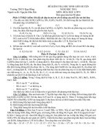 ĐÊ KIỂM TRA HỌC SINH GIỎI 2010