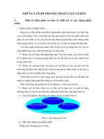 NHỮNG VẤN ĐỀ PHƯƠNG PHÁP LUẬN CƠ BẢN