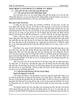 NHẬN ĐỊNH VÀ GIẢI PHÁP CỦA NHÓM CỦA NHÓM