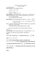 De thi HKI lop 11CB- co Dap an