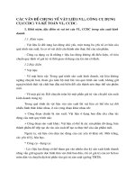 CÁC VẤN ĐỀ CHUNG VỀ VẬT LIỆU(VL), CÔNG CỤ DỤNG CỤ(CCDC) VÀ KẾ TOÁN VL, CCDC.