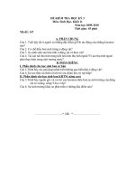 Thi thử HK II Sinh_11 số 3