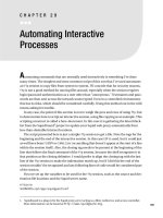 Automating Interactive Processes