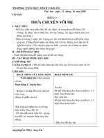 giao an lop 4 tuan 9 xem thu