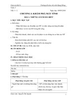 Giao an lop 4 hoc ki I