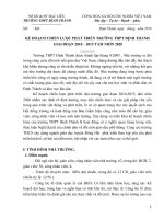 CHIẾN LƯỢC PHÁT TRIỂN TRƯỜNG THPT ĐỊNH THÀNH