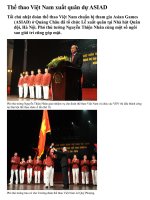 The thao Viet Nam xuat quan ...