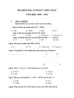 DE KT CUOI HK I MON TOAN